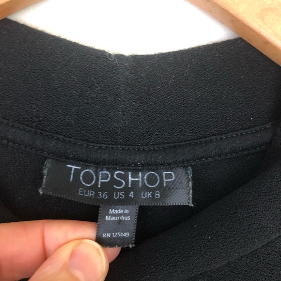 🖤SOLD🖤Topshop Mock Neck Swing Dress - Picture 4 of 6